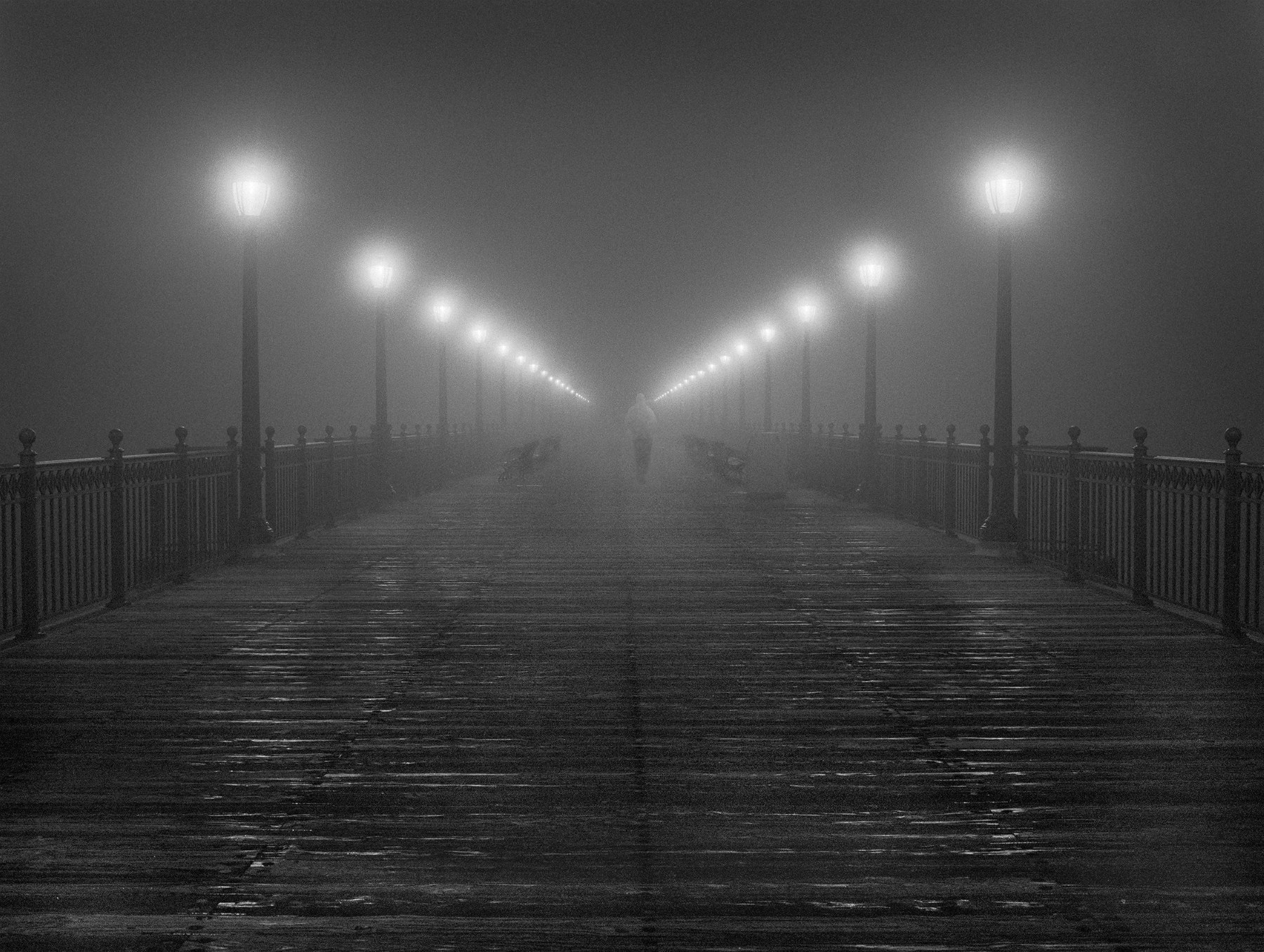 Foggy pier at night — Paul Rice