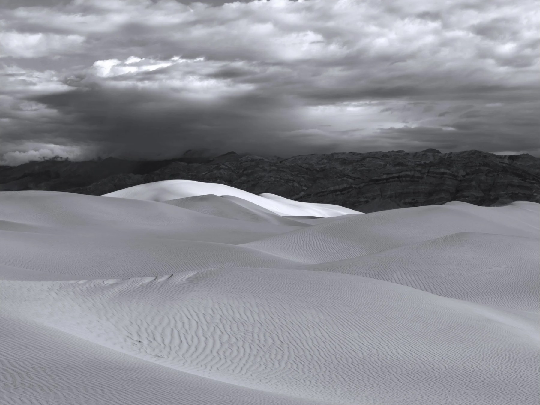 Dune, clouds and mountains — Paul Rice