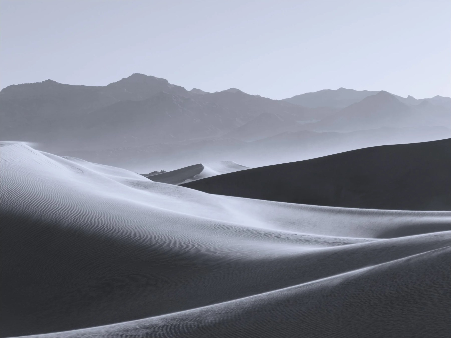 Wind on a dune at sunrise — Paul Rice