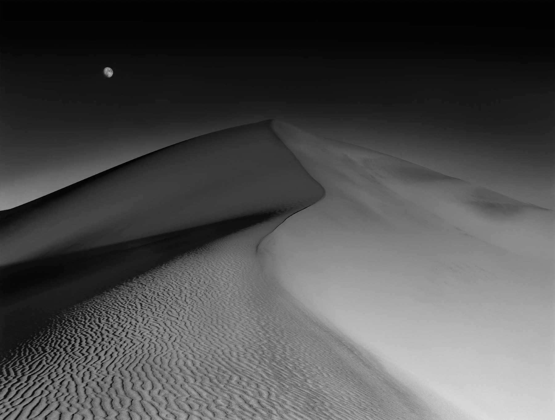 Moon over a dune — Paul Rice