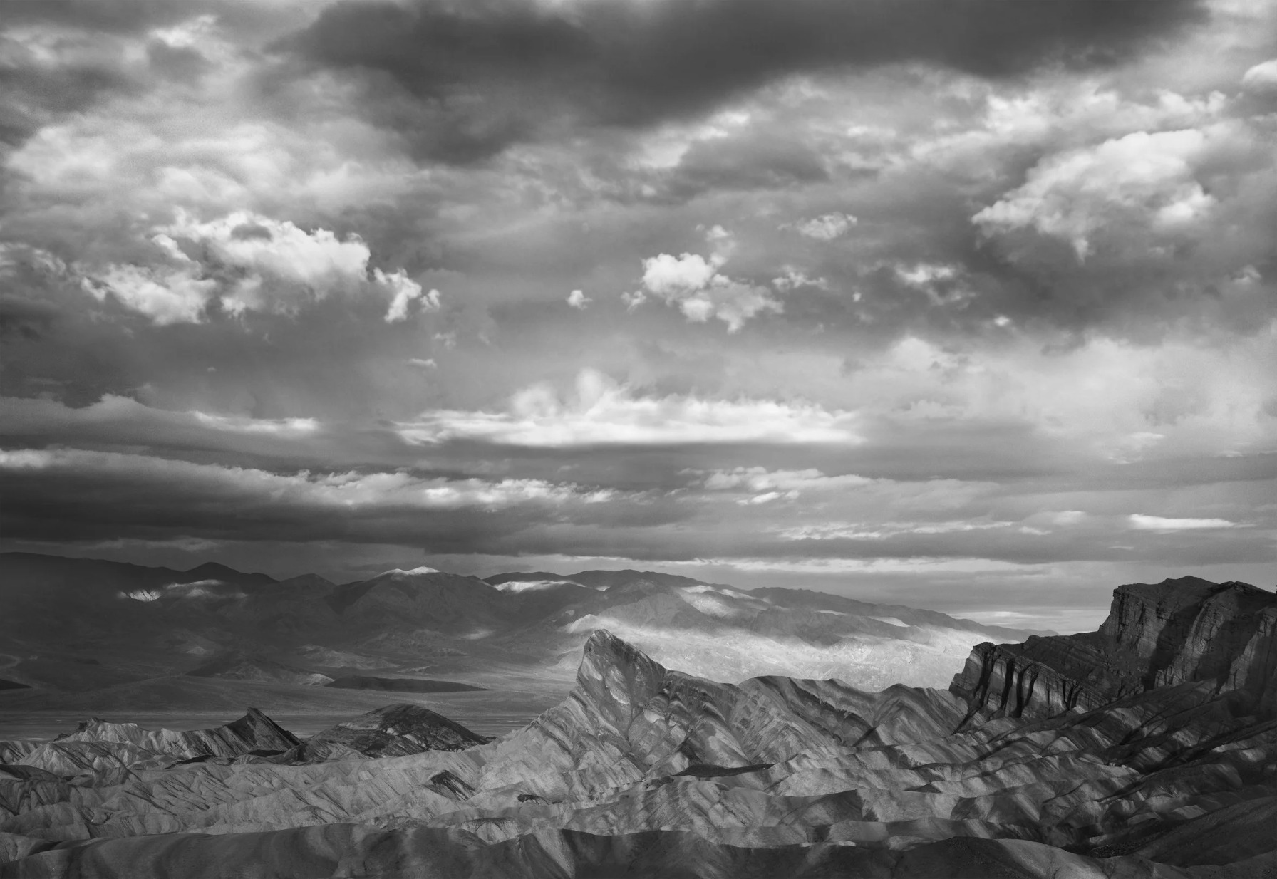 Storm light over Zabriskie Point, Death Valley — Paul Rice